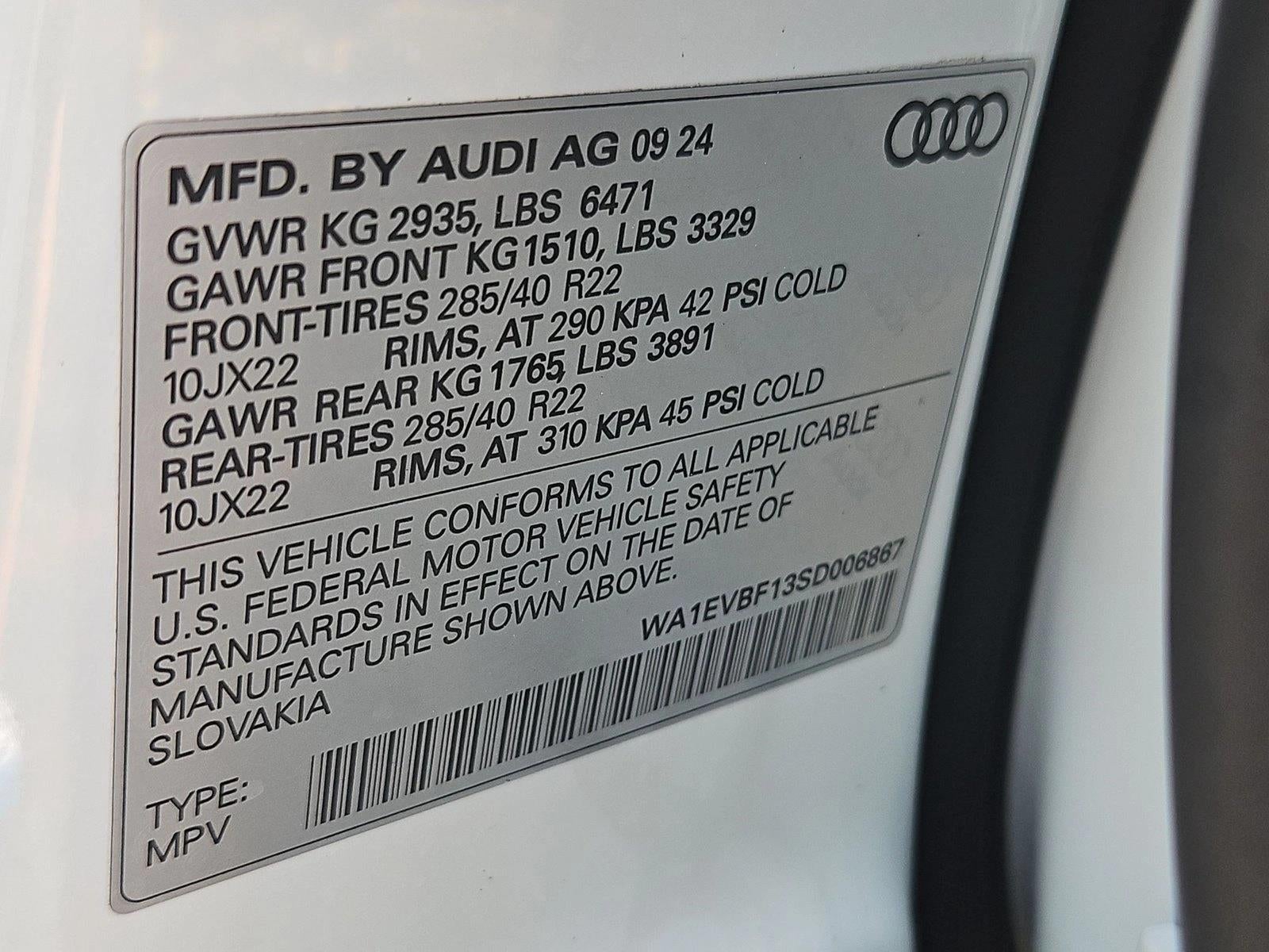 2025 Audi Q8 Premium Plus 55 TFSI quattro