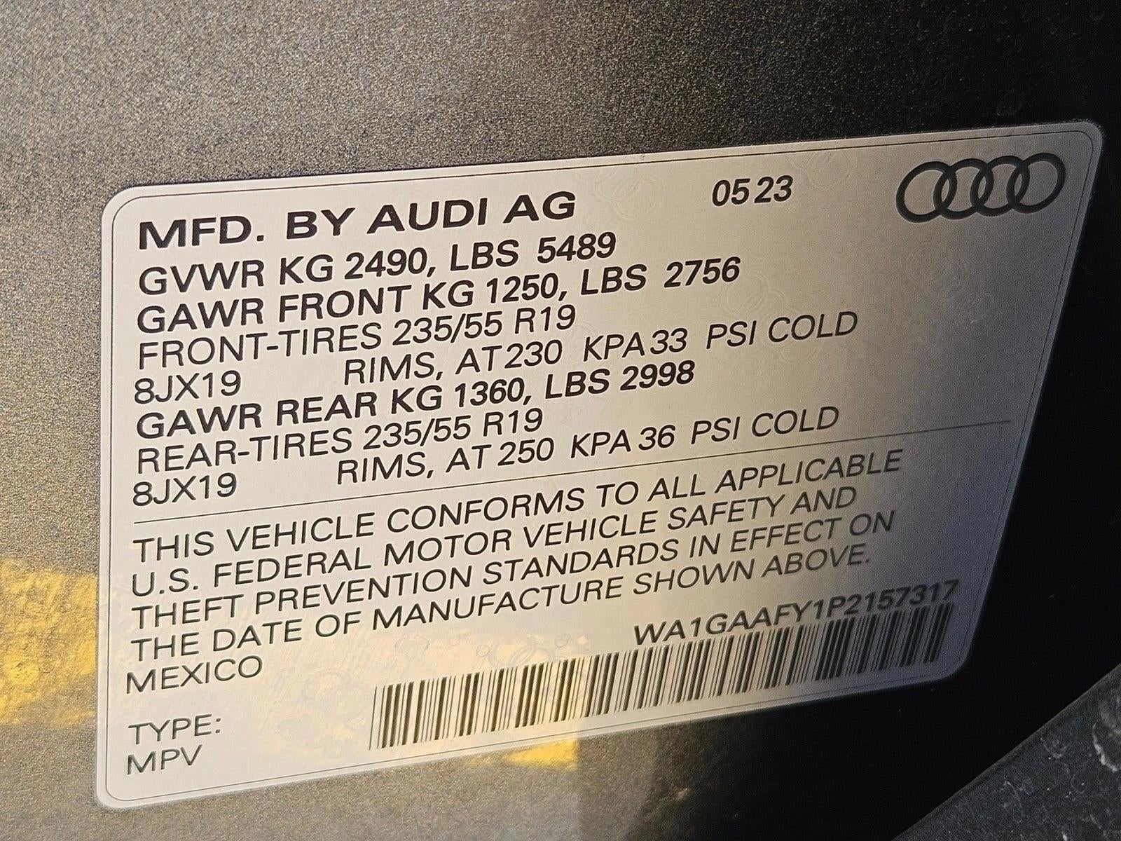 2023 Audi Q5 S line Premium 45 TFSI quattro