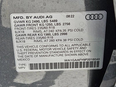 2023 Audi Q5 S line Premium 45 TFSI quattro