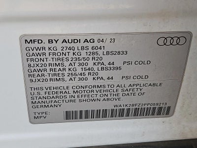 2023 Audi Q4 e-tron Premium 50 quattro