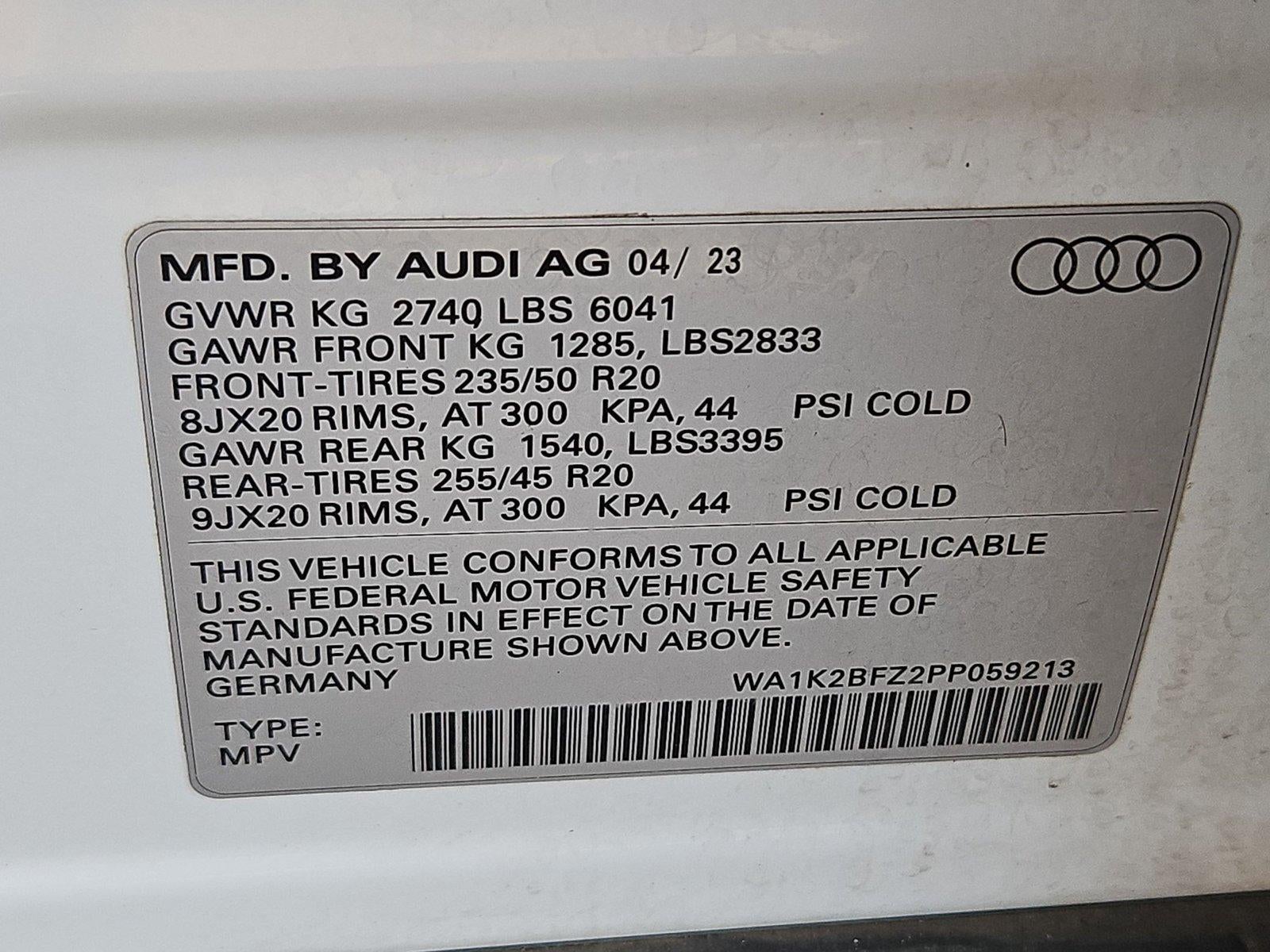 2023 Audi Q4 e-tron Premium 50 quattro
