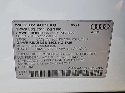 2021 Audi e-tron Premium Plus quattro