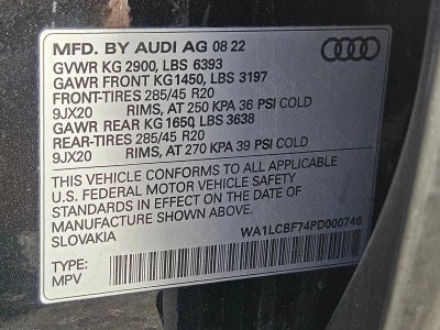2023 Audi Q7 Premium Plus 45 TFSI quattro