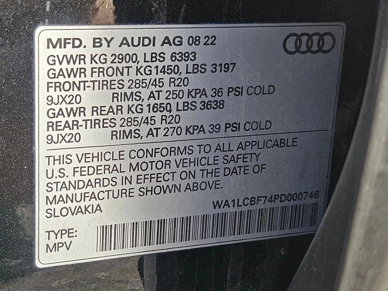 2023 Audi Q7 Premium Plus 45 TFSI quattro