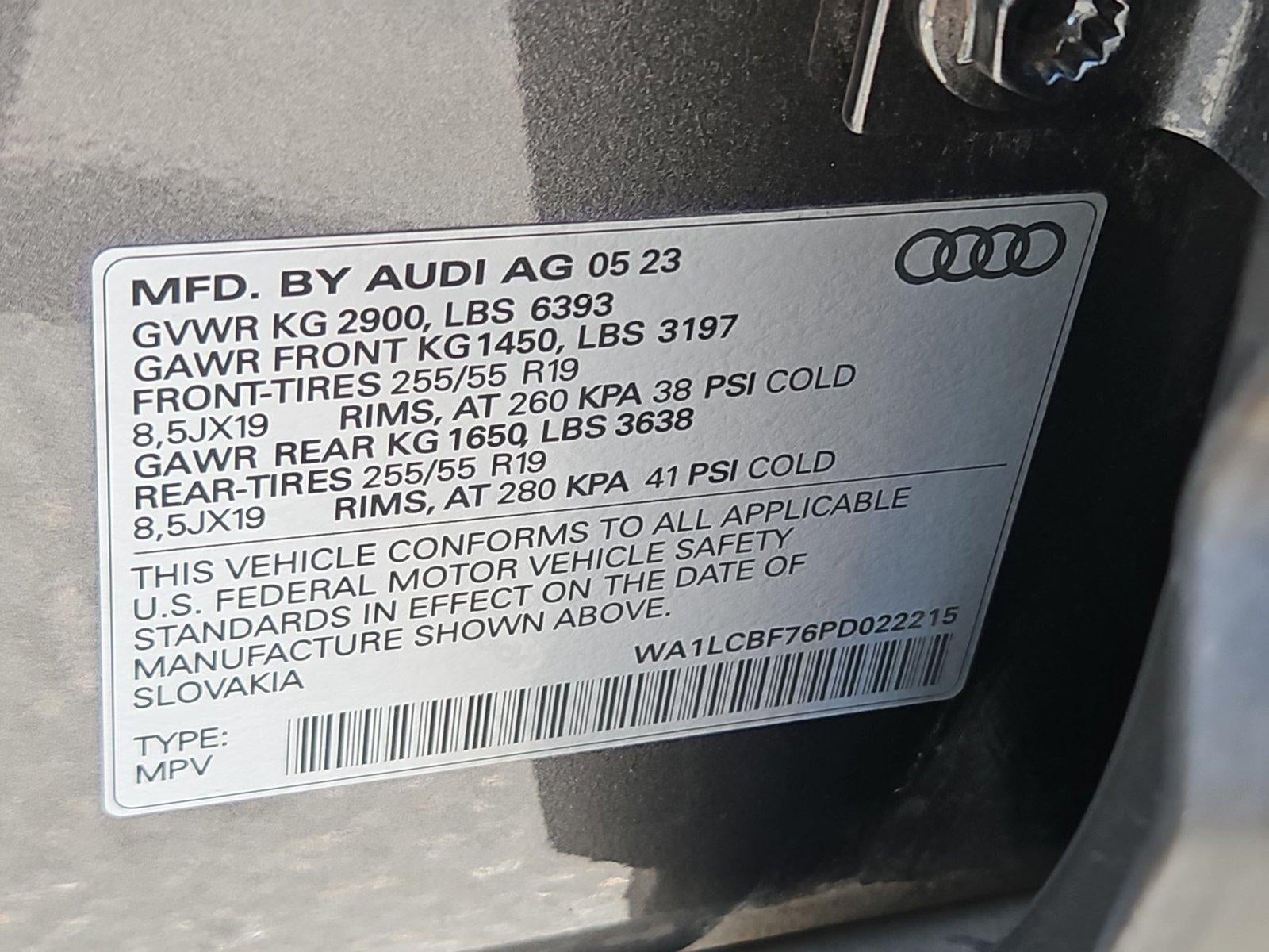 2023 Audi Q7 Premium Plus 45 TFSI quattro