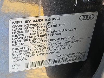 2023 Audi Q7 Premium Plus 45 TFSI quattro