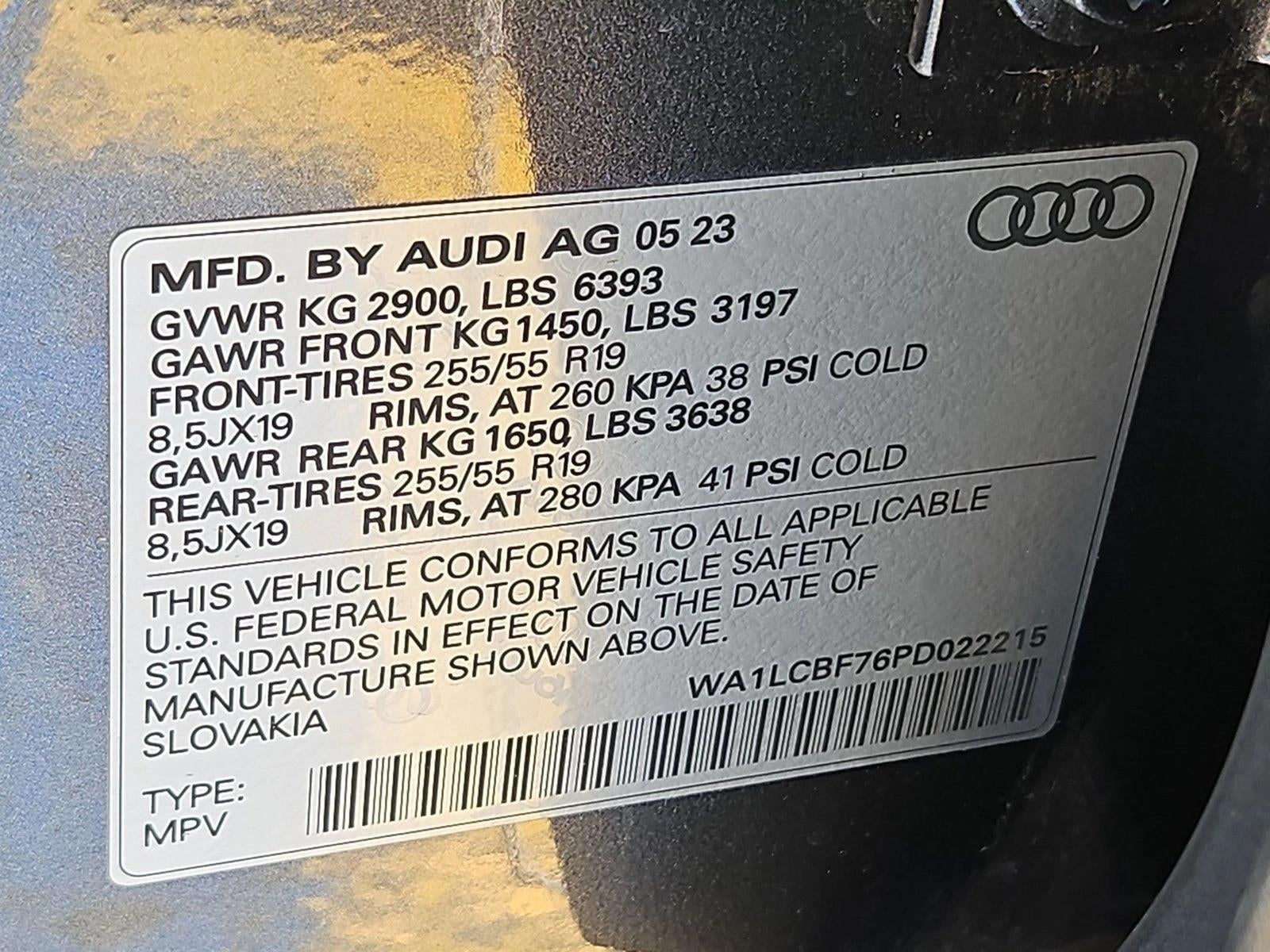 2023 Audi Q7 Premium Plus 45 TFSI quattro