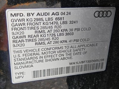 2025 Audi Q7 Premium Plus 55 TFSI quattro