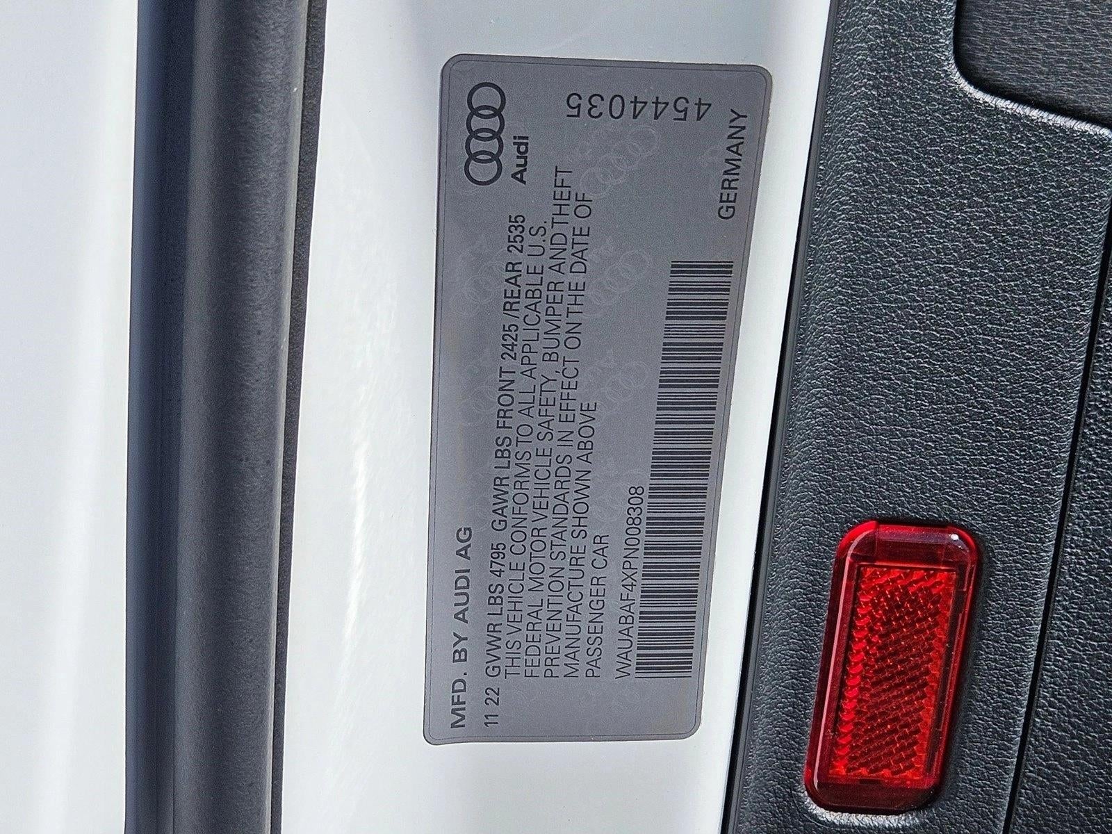 2023 Audi A4 Sedan Premium 40 TFSI quattro