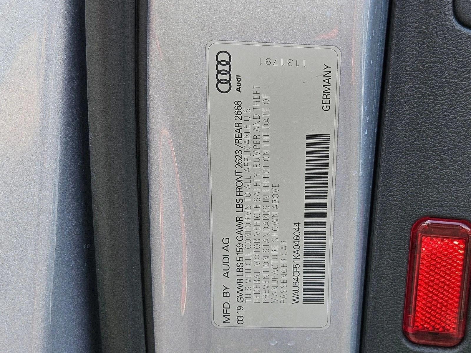2019 Audi S5 Sportback Premium Plus 3.0 TFSI quattro
