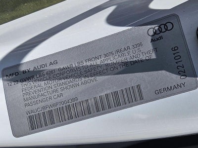2023 Audi e-tron GT Premium Plus quattro