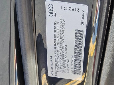 2023 Audi A6 Sedan Premium Plus 45 TFSI quattro