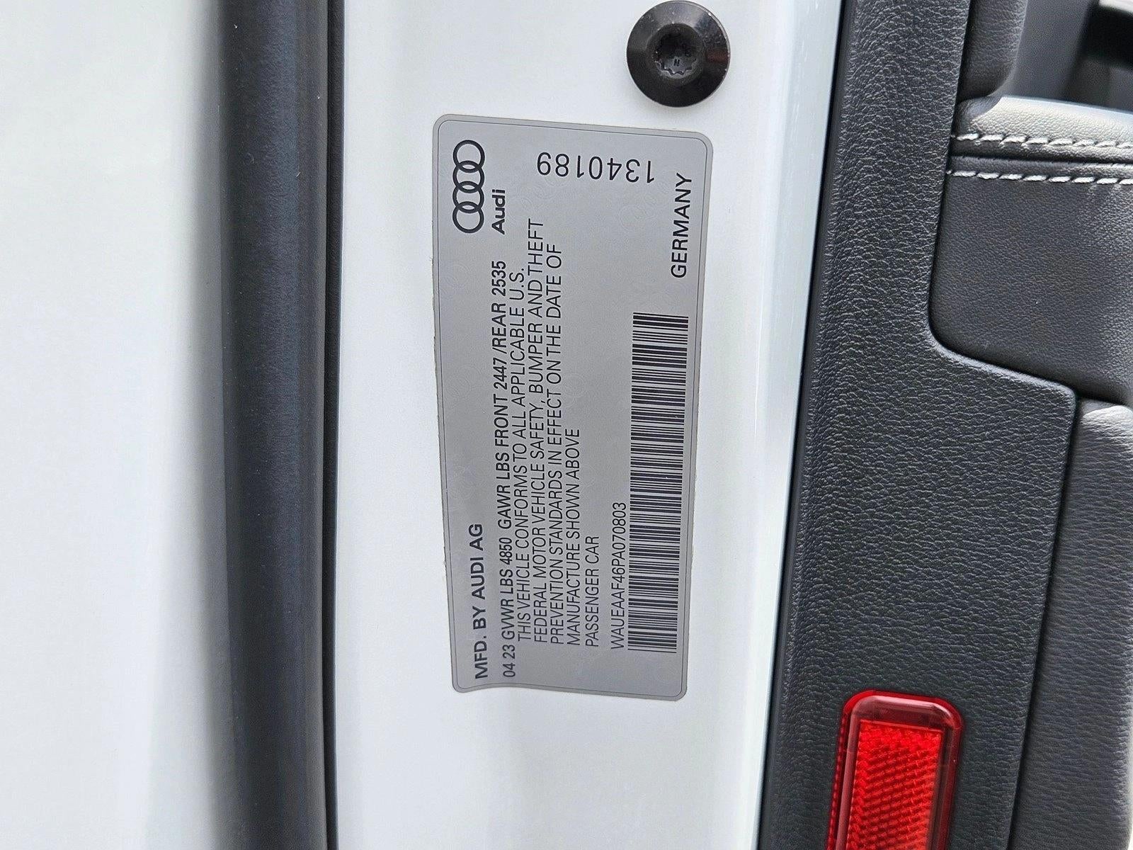 2023 Audi A4 Sedan S line Premium Plus 45 TFSI quattro