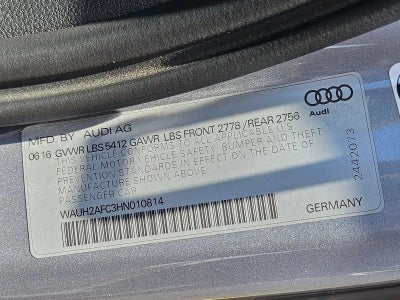 2017 Audi A6 3.0 TFSI Prestige quattro AWD