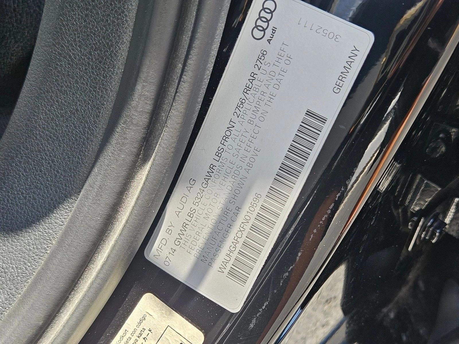 2015 Audi A6 4dr Sdn quattro 3.0T Prestige