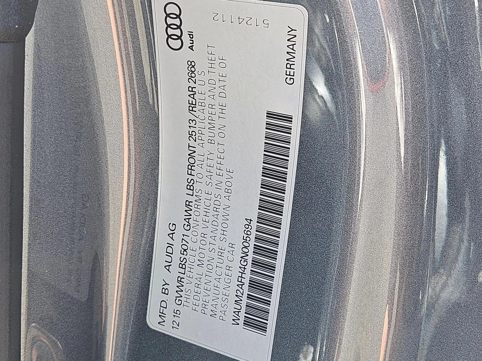 2016 Audi A5 Auto quattro 2.0T Premium Plus