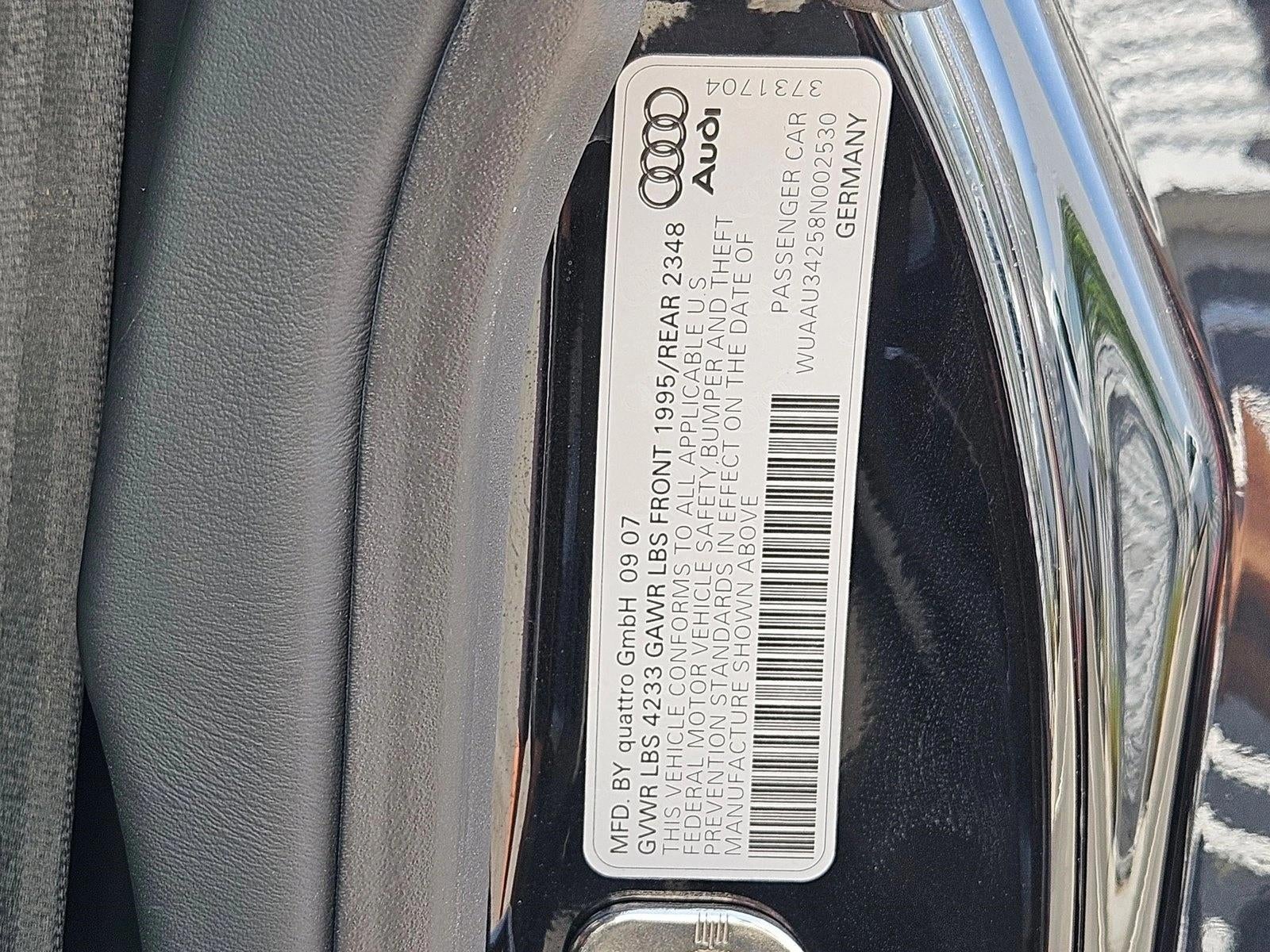 2008 Audi R8 2dr Cpe Auto quattro *Ltd Avail*
