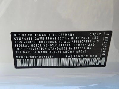 2023 Volkswagen Golf GTI 2.0T SE Manual