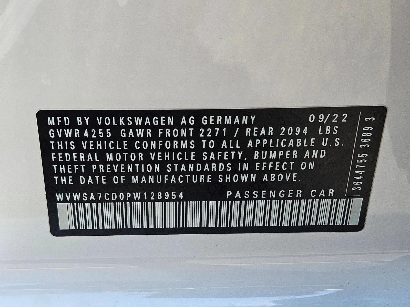2023 Volkswagen Golf GTI 2.0T SE Manual