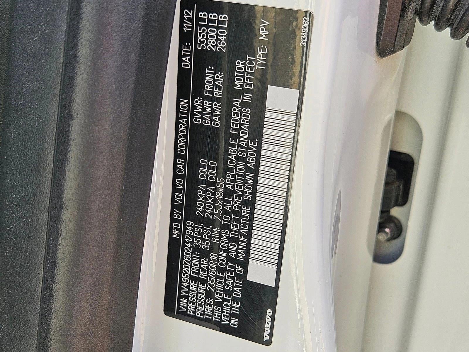 2013 Volvo XC60 4dr 3.2L