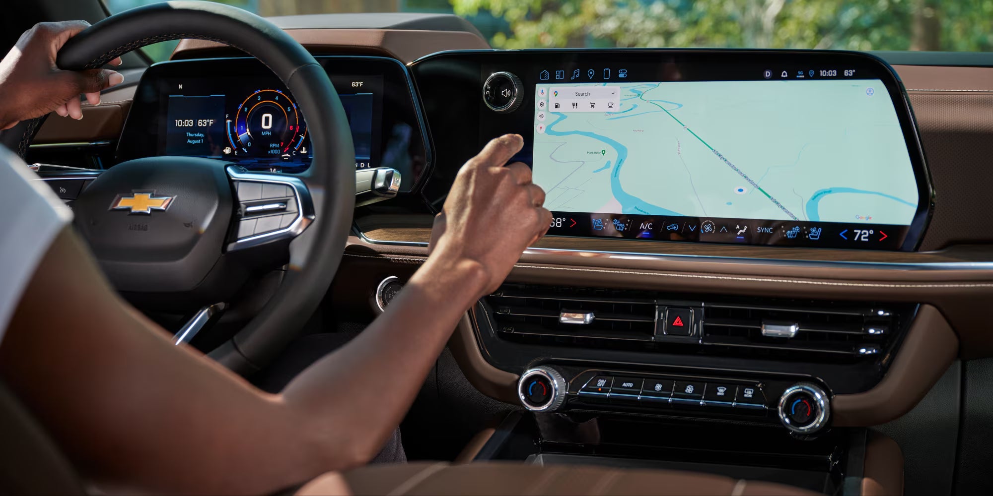 2026 Chevy Tahoe front dashboard